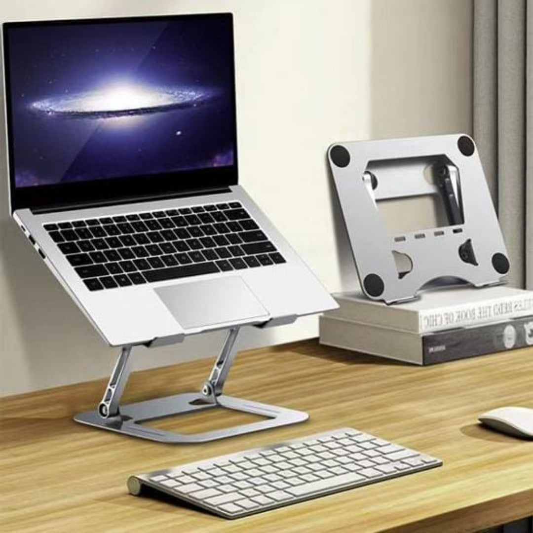 All-alloy Steel Rock Solid - Foldable Laptop Stand.