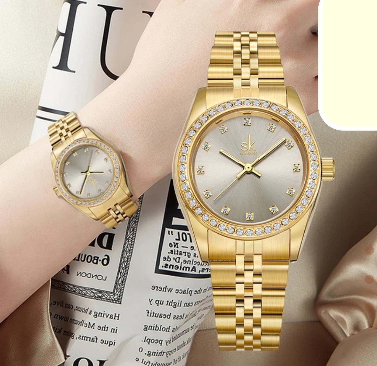 SK Lady Watch - Gold
