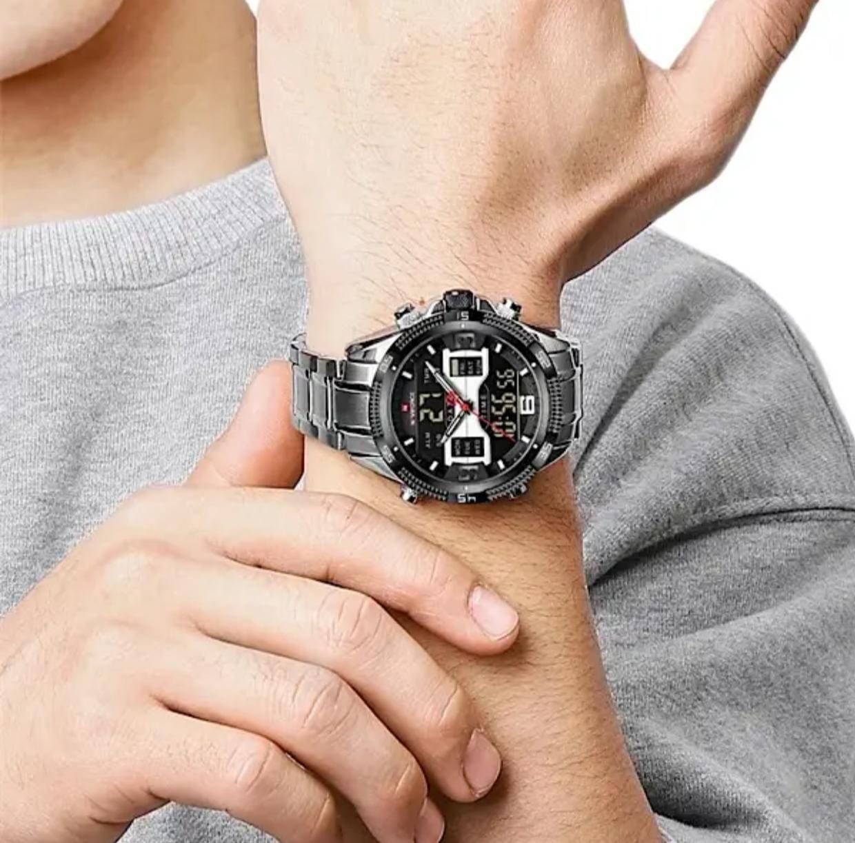 Naviforce Men’s Dual time wrist watch