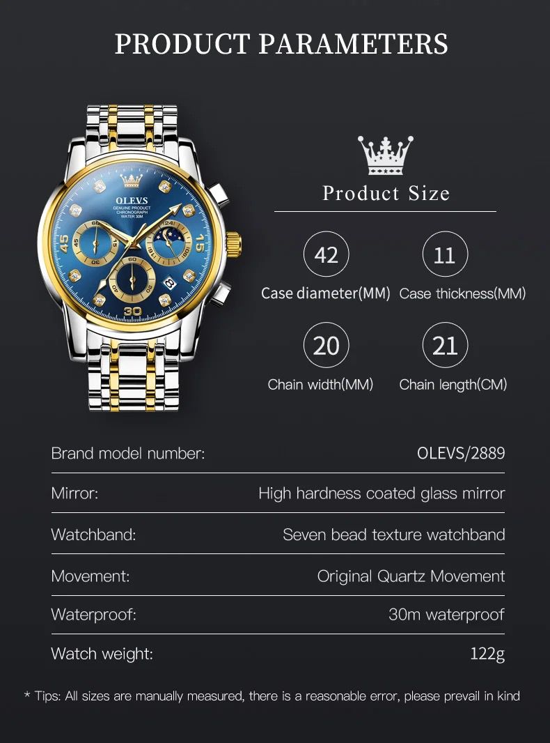 Olevs Gent´s Chronograph Watch