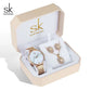 SK Jewelry Lady Set- Watch, Necklace & Earrings
