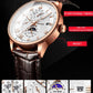 POEDAGAR New Sport Men Watch Top Brand Luxury Military Army Waterproof Male Clock Genuine Leather Quartz Date Man Wristwatch 908