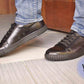 Black Pure Leather Men Shoes