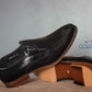 Men Moccasins Pure leather Shoes-Black