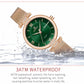 Naviforce Watch Green Face & Blue Face Rose Gold - Lady