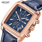 MEGIR Men Top Brand Luxury Rectangle Quartz  Watches
